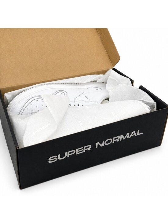 MSCHF Super Normal 2 Common White Leather Sneakers Men’s 14 New in Box main image 5